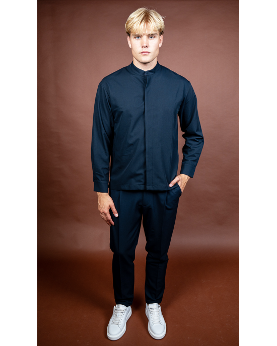 Overshirt Montavero μπλε OVERSHIRT