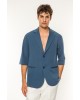 Πουκαμίσα Vittorio Damiano μπλε OVERSHIRT