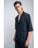 Πουκαμίσα Vittorio Davide μπλε OVERSHIRT