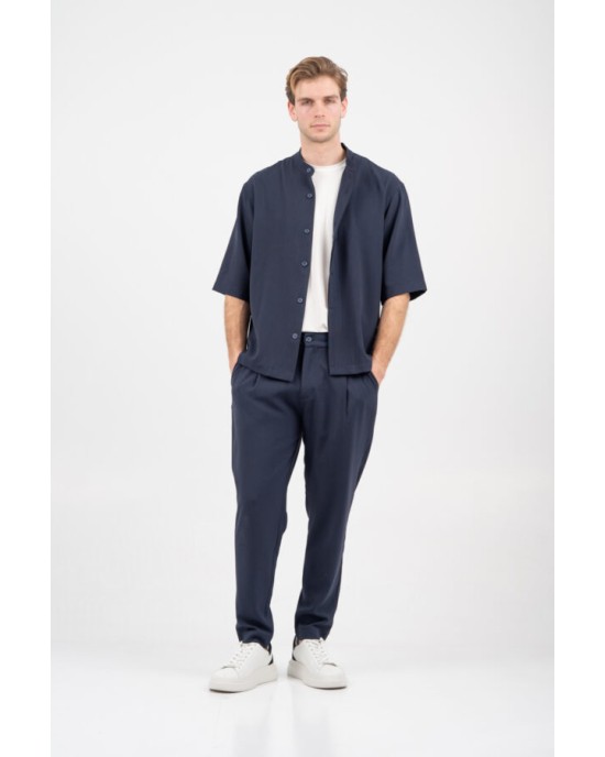 Overshirt Vittorio Morrone μπλε OVERSHIRT