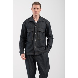 Πουκαμίσα Jeans Vittorio Rosseto μπλε