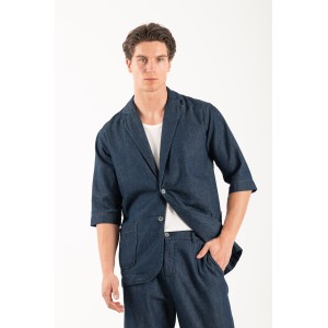 Πουκαμίσα Vittorio Vieste μπλε Πουκαμίσα Vittorio Vieste μπλε