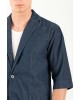 Πουκαμίσα Vittorio Vieste μπλε OVERSHIRT