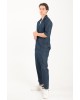 Πουκαμίσα Vittorio Vieste μπλε OVERSHIRT