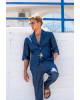 Πουκαμίσα Vittorio Vieste μπλε OVERSHIRT