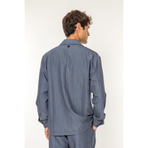 Πουκαμίσα Vittorio Genova μπλε Πουκαμίσα Vittorio Genova μπλε