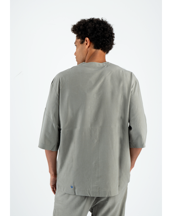 Πουκαμίσα Diverse πράσινη OVERSHIRT