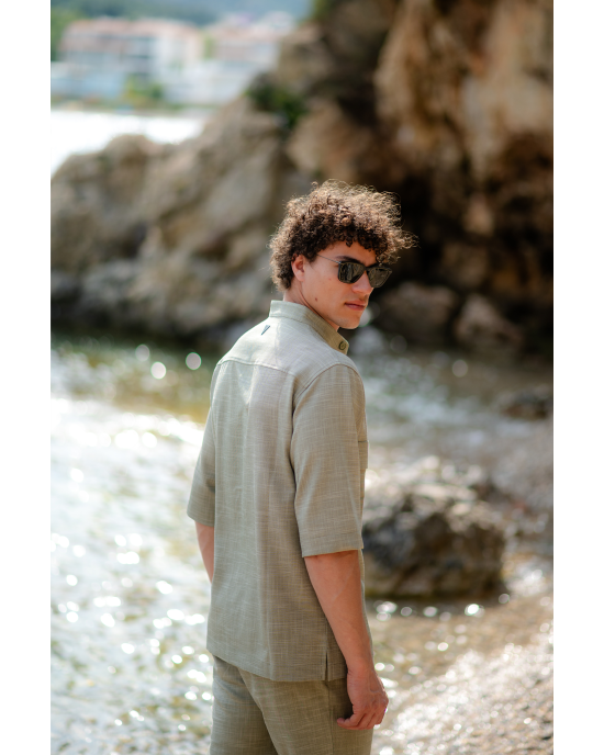 Πουκαμίσα Vittorio Bosa πράσινη OVERSHIRT