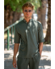 Πουκάμισα Vittorio Spiaggia πράσινο OVERSHIRT