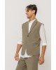 Πουκαμίσα Vittorio Salvo χακί OVERSHIRT