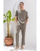 Πουκαμίσα Vittorio Toscani χακί OVERSHIRT