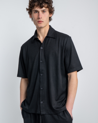 Πουκαμίσα Diverse μαύρη