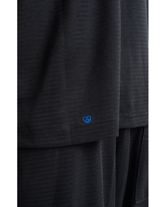 Πουκαμίσα Diverse μαύρη OVERSHIRT