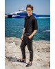 Πουκαμίσα Montavero μαύρο OVERSHIRT