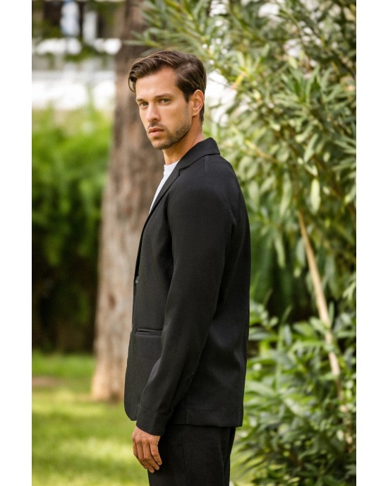 Πουκαμίσα Vittorio Angelo μαύρο OVERSHIRT