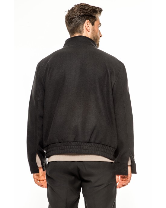 Overshirt Vittorio Mazzano μαύρο OVERSHIRT Overshirt Vittorio Mazzano μαύρο OVERSHIRT
