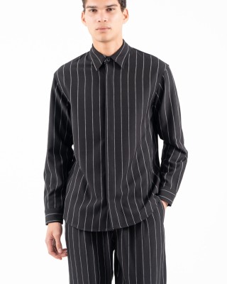 Πουκάμισο Vittorio Palermo μαύρο