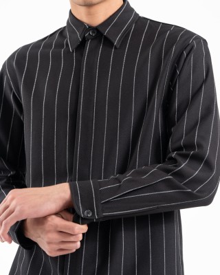 Πουκάμισο Vittorio Palermo μαύρο