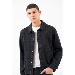 Overshirt Vittorio Passagio μαύρο