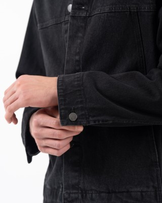 Overshirt Vittorio Passagio μαύρο