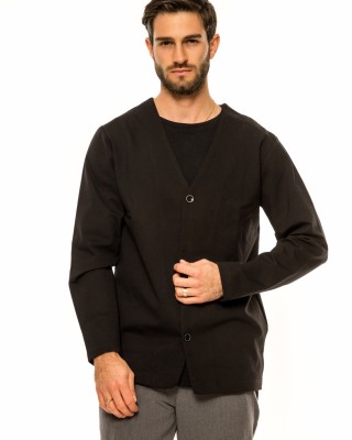 Overshirt Rebel μαύρο