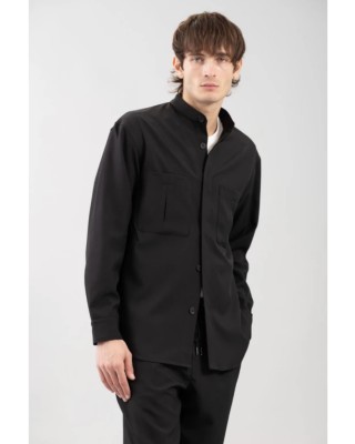Πουκάμισα Vittorio City μαύρο