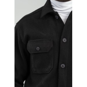 Overshirt Vittorio μαύρο