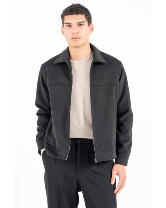 Overshirt Vittorio Verano μαύρο OVERSHIRT