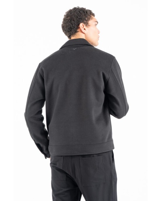 Overshirt Vittorio Verano μαύρο OVERSHIRT