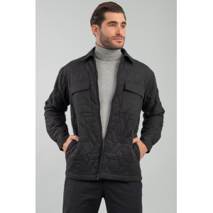 Overshirt Vittorio μαύρο