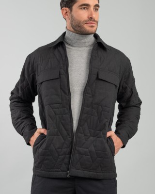 Overshirt Vittorio μαύρο