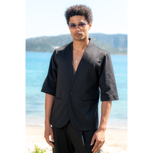 Πουκαμίσα Vittorio Jenoa μαύρη