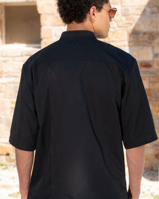 Πουκαμίσα Vittorio Boretto μαύρη