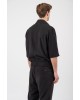 Πουκαμίσα Vittorio Grosseto μαύρο OVERSHIRT