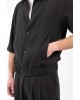Πουκαμίσα Vittorio Grosseto μαύρο OVERSHIRT