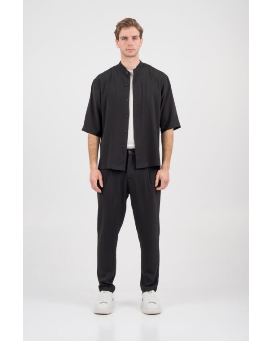 Overshirt Vittorio Morrone μαύρο OVERSHIRT