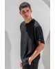 Πουκαμίσα Vittorio Toscani μαύρο OVERSHIRT