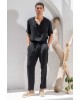 Πουκαμίσα Vittorio Toscani μαύρο OVERSHIRT