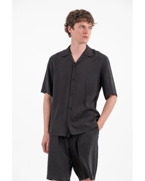 Overshirt Vittorio Venezzia μαύρο OVERSHIRT