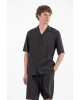 Overshirt Vittorio Venezzia μαύρο OVERSHIRT