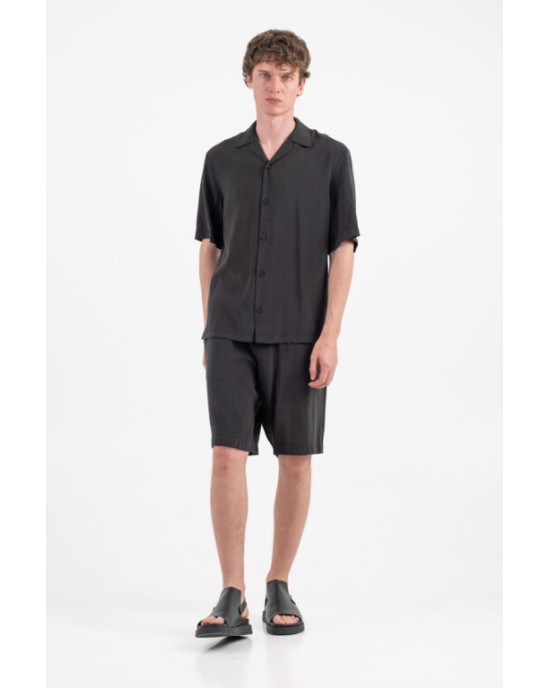 Overshirt Vittorio Venezzia μαύρο OVERSHIRT