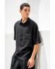 Πουκαμίσα Vittorio Bali μαύρο OVERSHIRT