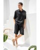 Πουκαμίσα Vittorio Bali μαύρο OVERSHIRT