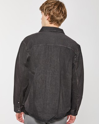 Overshirt Calvin Klein μαύρο