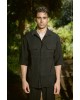 Πουκάμισο Vittorio Aviano μαύρο OVERSHIRT