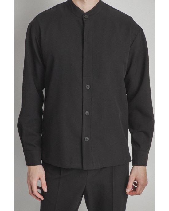 Overshirt Montavero μαύρο OVERSHIRT