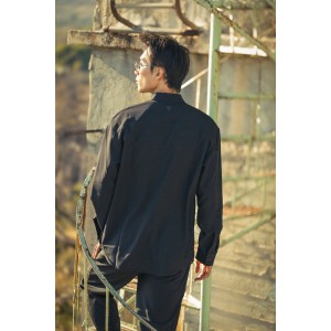 Πουκάμισα Vittorio City μαύρο