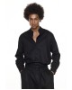 Πουκαμίσα Diverse μαύρο OVERSHIRT