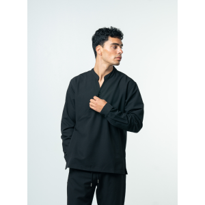 Πουκαμίσα Vittorio Vento μαύρη Πουκαμίσα Vittorio Vento μαύρη