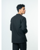 Πουκαμίσα Vittorio Vento μαύρη OVERSHIRT
